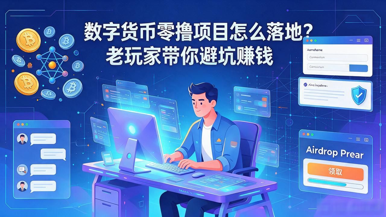 数字货币零撸项目怎么落地？老玩家带你避坑赚钱