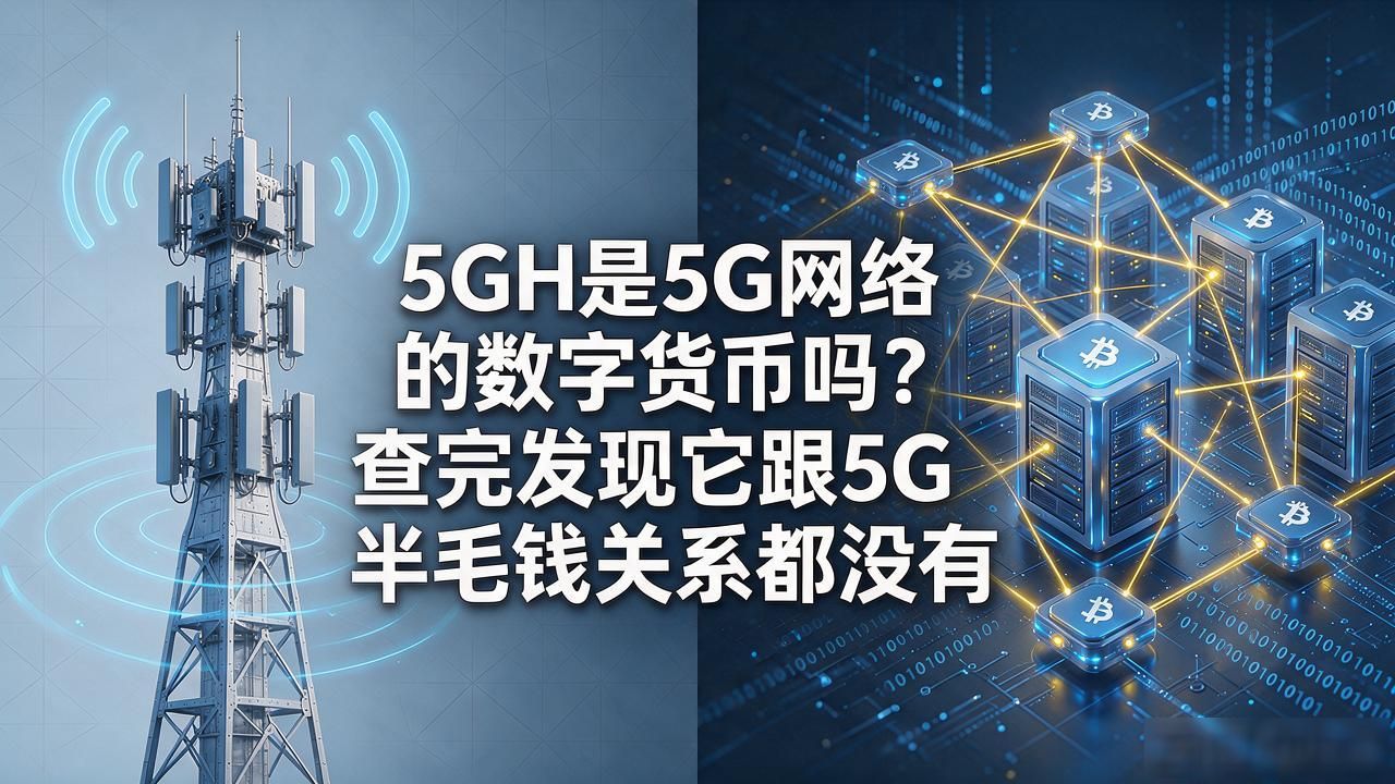 5GH是5G网络的数字货币吗？查完发现它跟5G半毛钱关系都没有