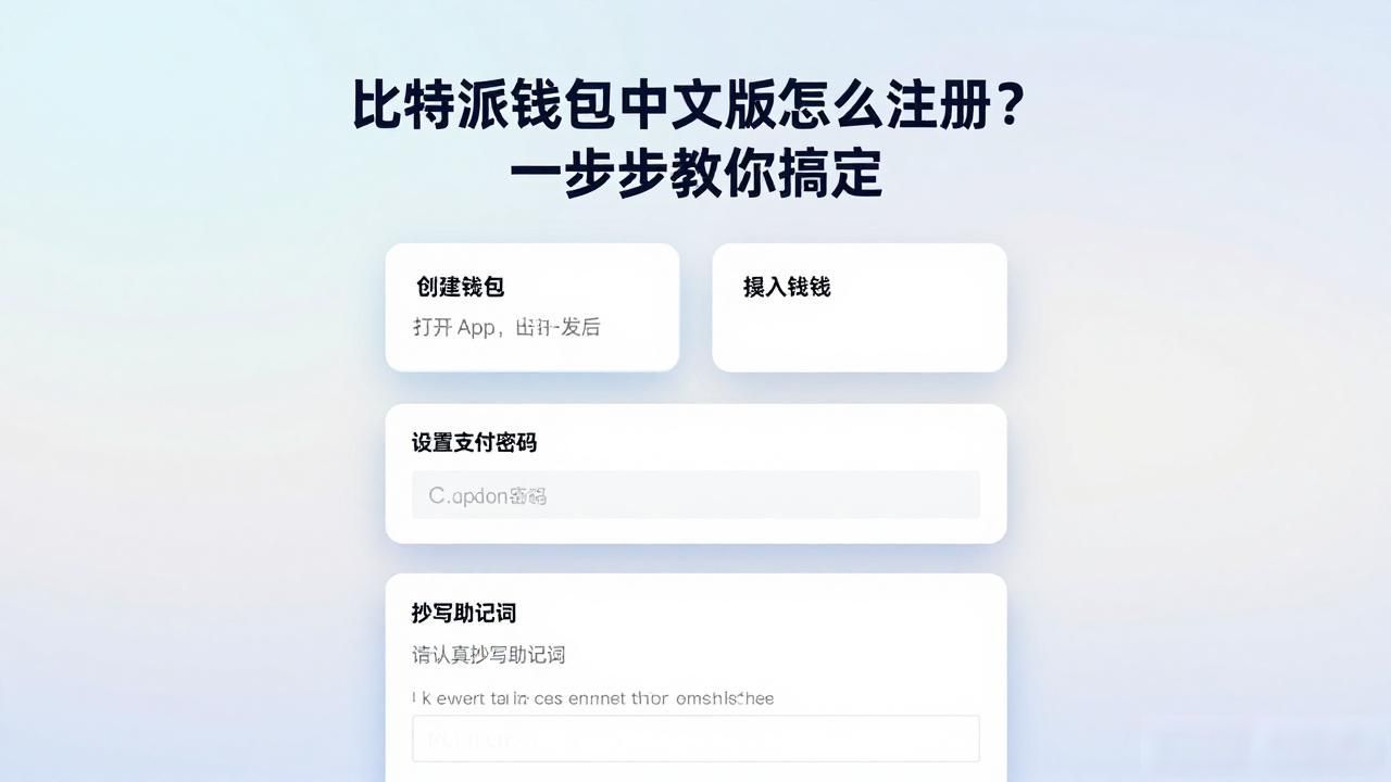 比特派钱包中文版注册流程_比特派钱包下载注意事项_比特派钱包app中文版的注册流程解析