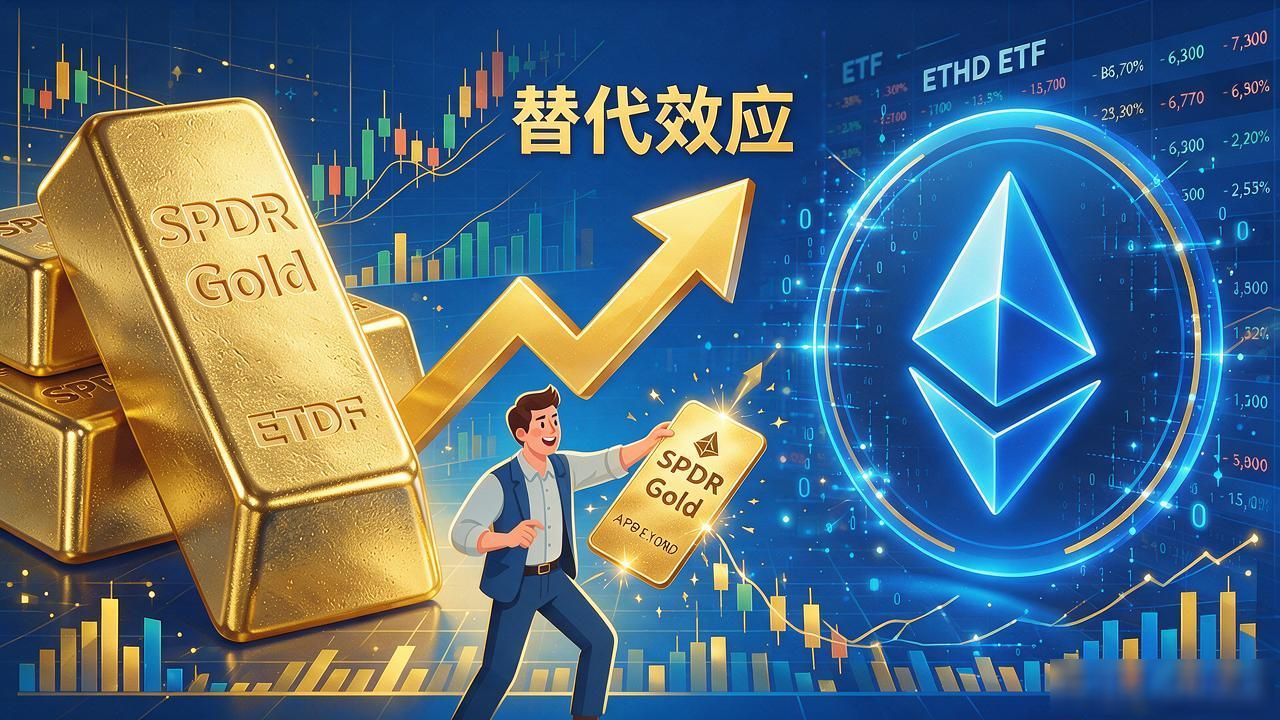 数字货币吸金太猛黄金大跌，这波替代效应和调仓逻辑你看懂了吗