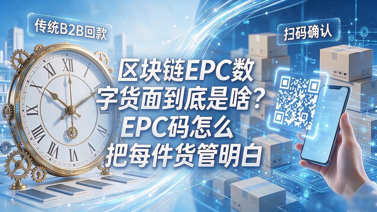 区块链EPC数字货币到底是啥？EPC码怎么把每件货管明白