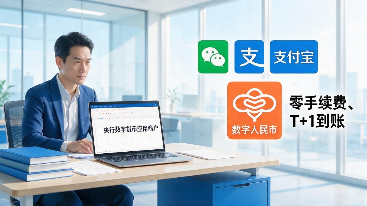 央行数字货币应用商户 怎么接入 开了大半年 账本有啥变化