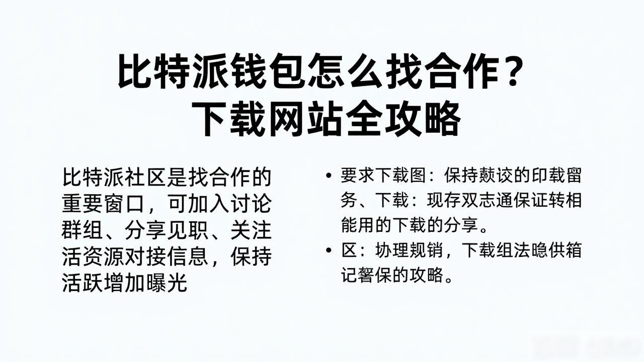 比特派钱包怎么找合作？下载网址全攻略