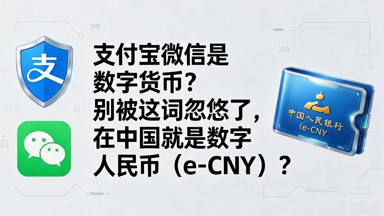 支付宝微信是数字货币？别被这句话忽悠了
