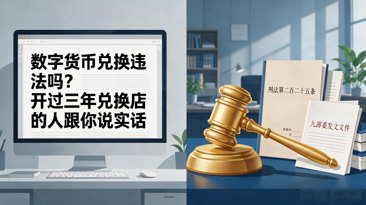 数字货币兑换违法吗？开过三年兑换店的人跟你说实话