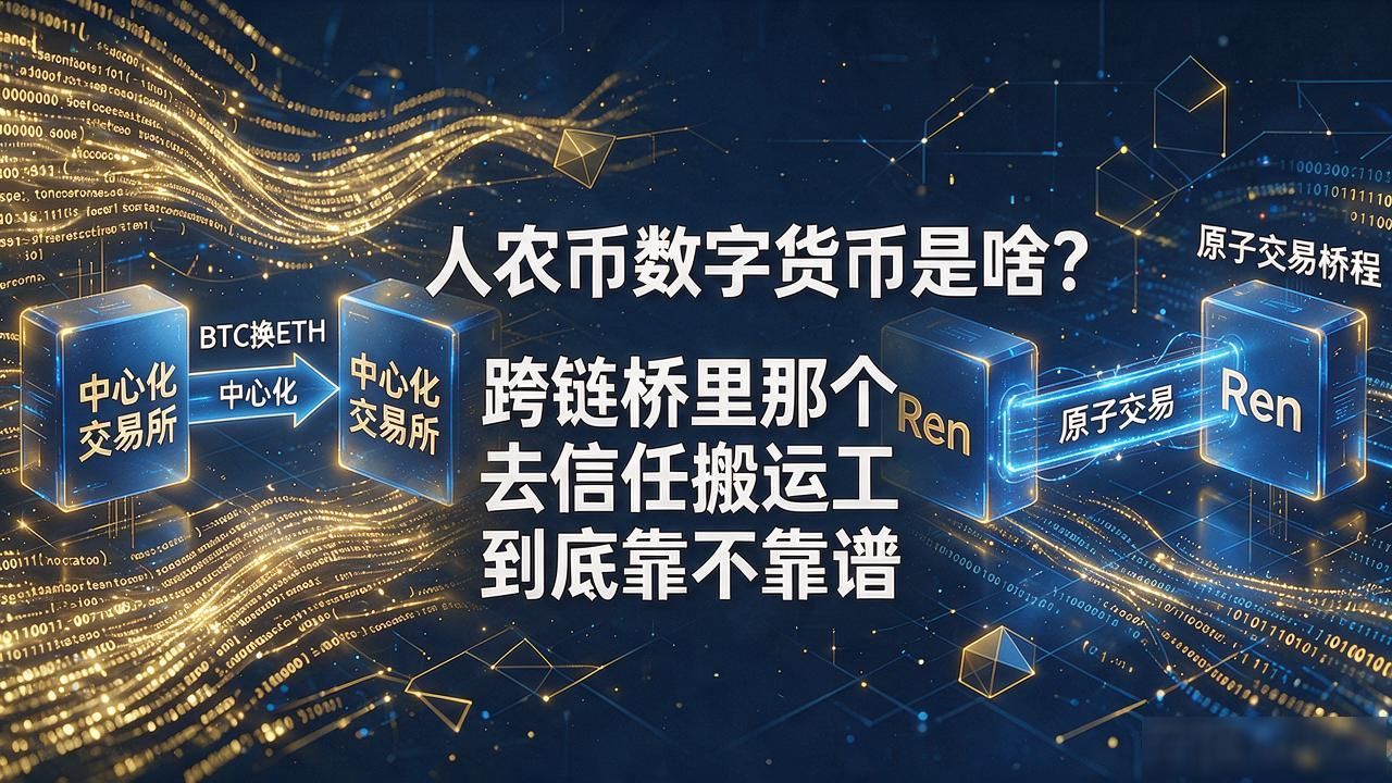 人农币数字货币是啥？跨链桥里那个"去信任搬运工"到底靠不靠谱