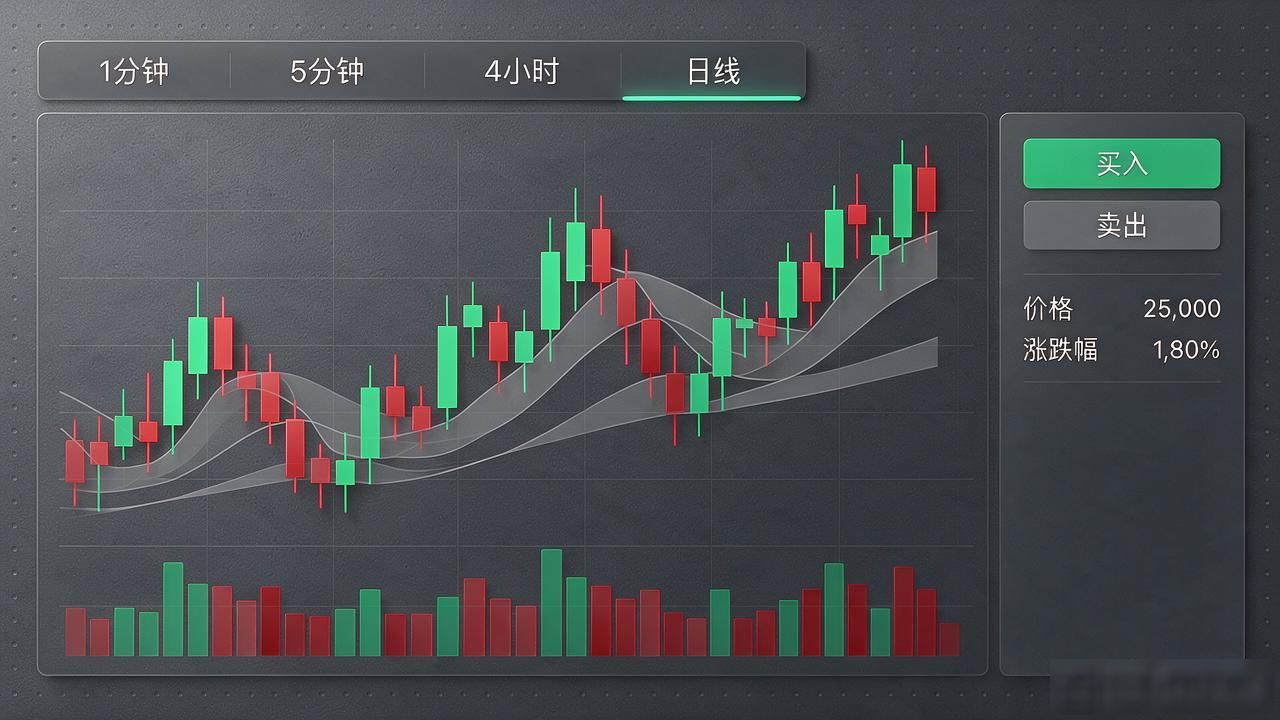 电脑版数字货币图怎么打开，K线走势加成交量看图不抓瞎