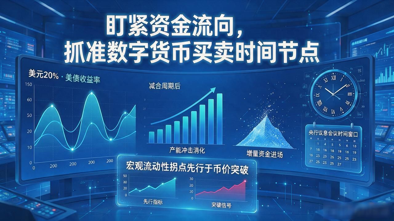 盯紧资金流向，抓准数字货币买卖时间节点
