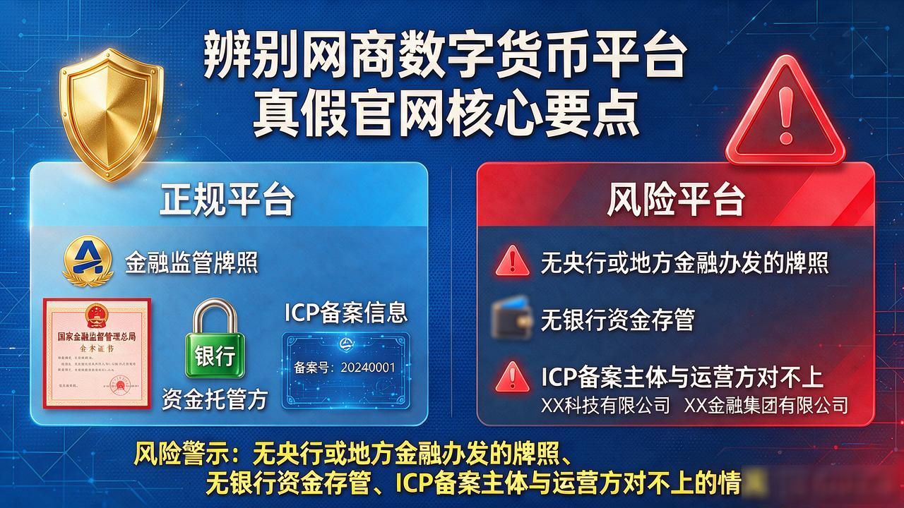网商数字货币平台官网在哪？新手一定要知道的几个辨别要点
