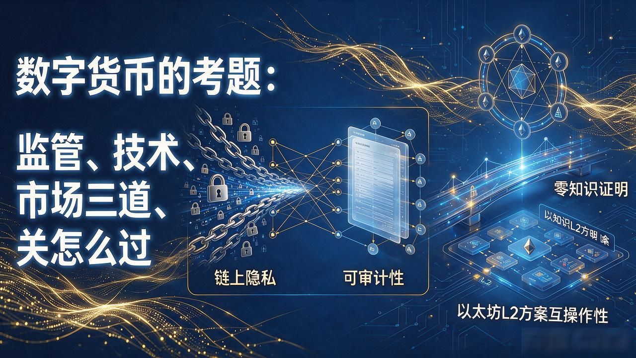 数字货币的考题：监管、技术、市场三道关怎么过