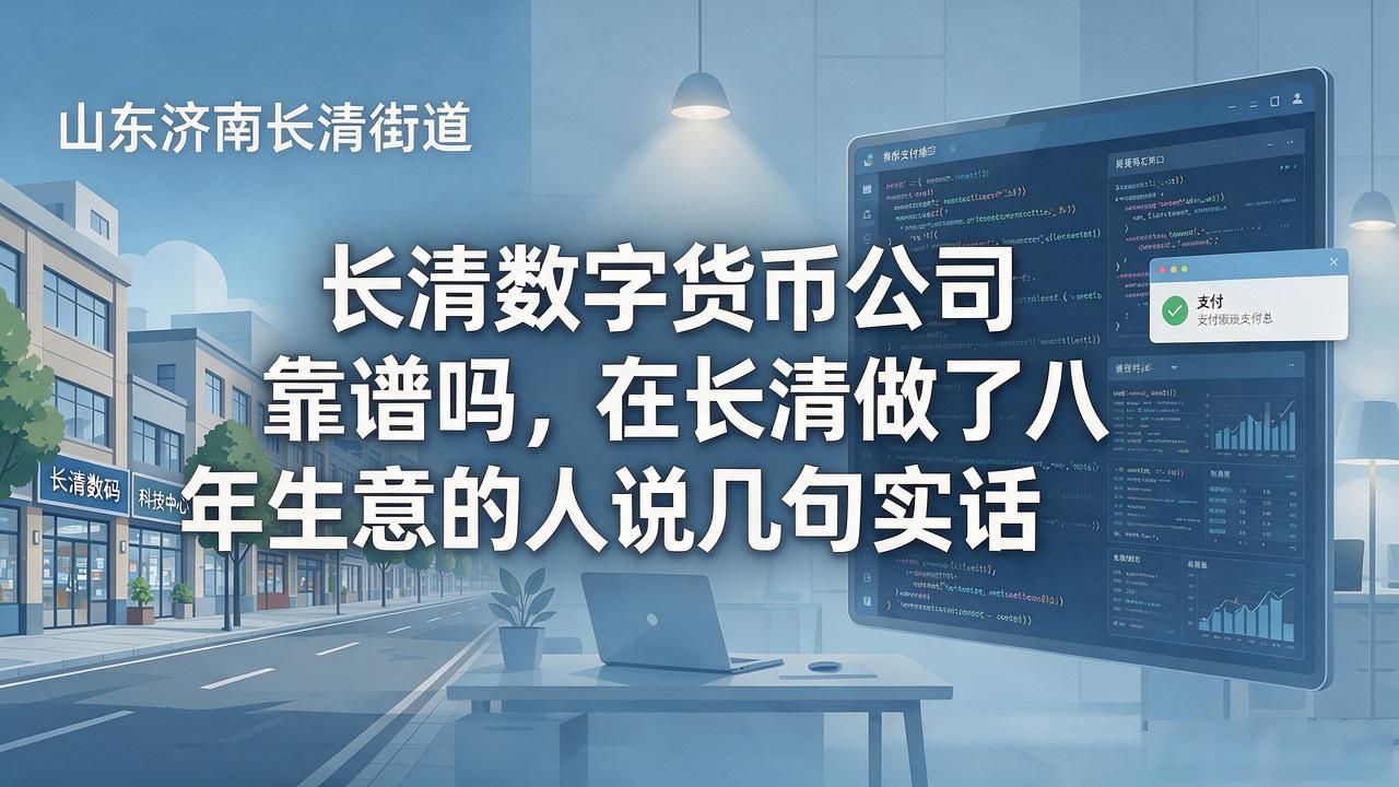 长清数字货币公司靠谱吗，在长清做了八年生意的人说几句实话