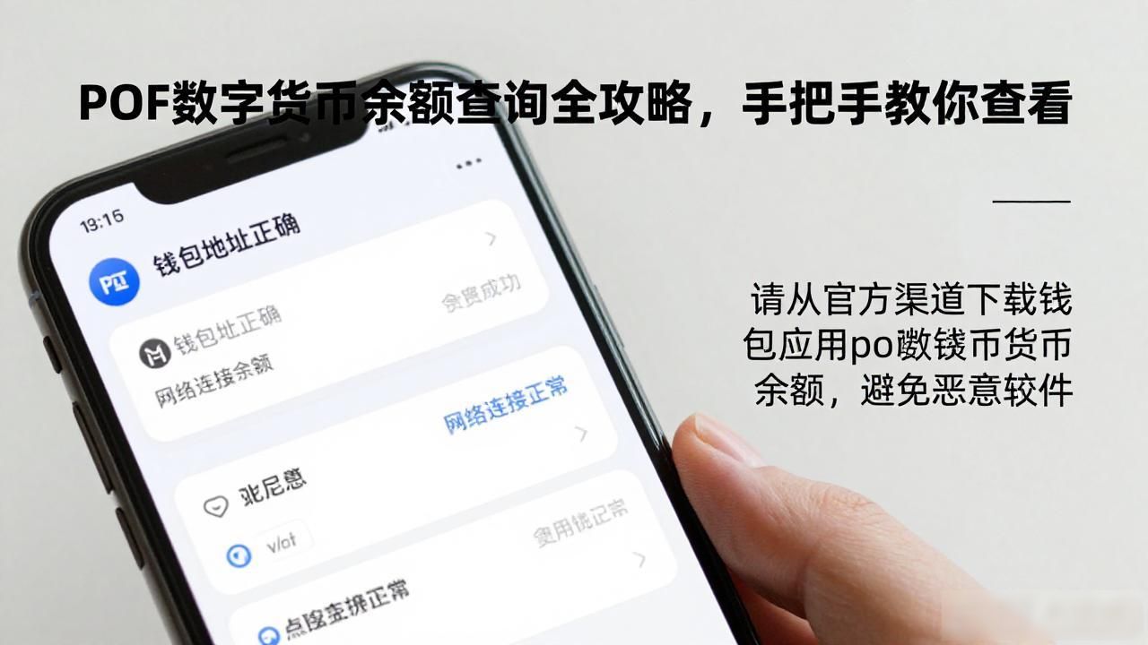 pof数字货币余额_POF数字货币账户余额查询方法_新手如何查询POF数字资产余额