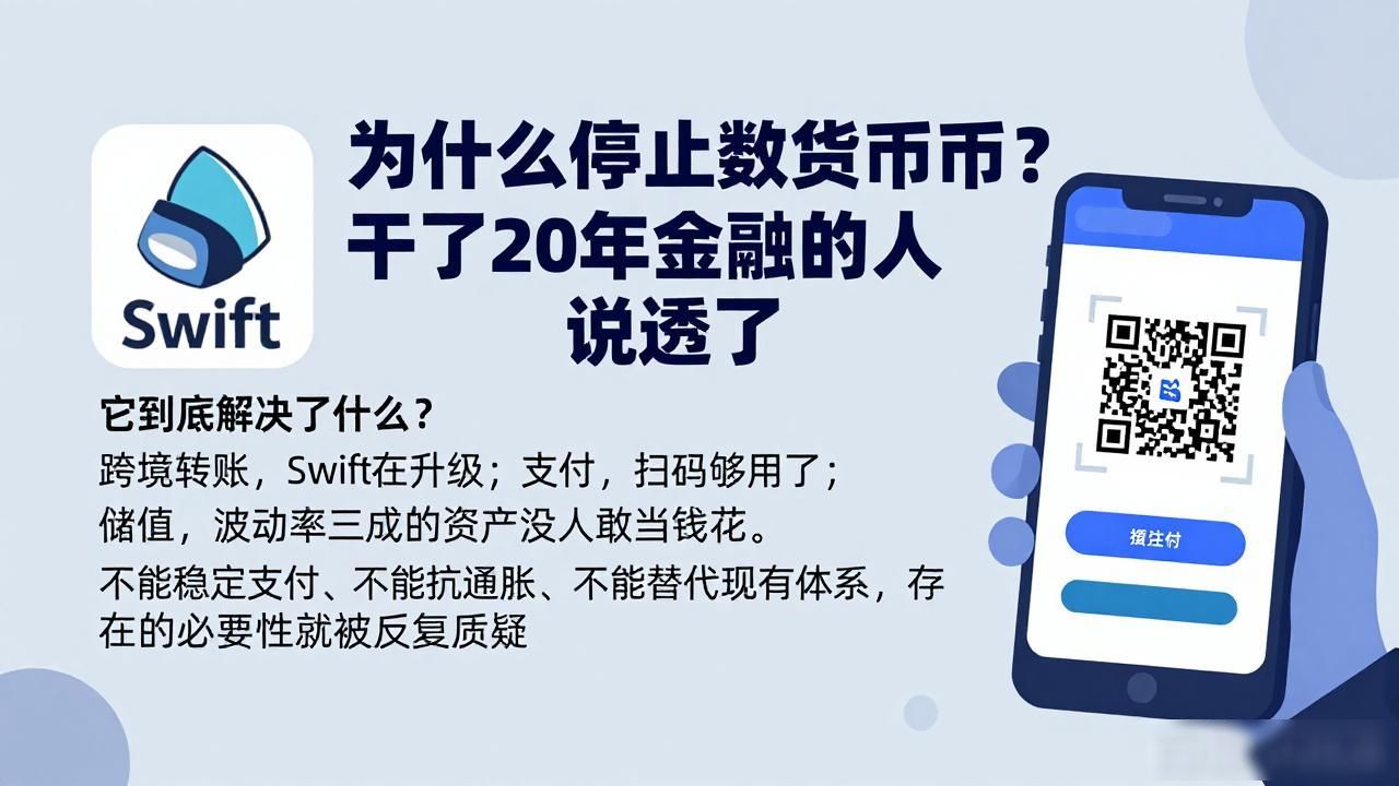 为什么停止数字货币？干了20年金融的人说透了