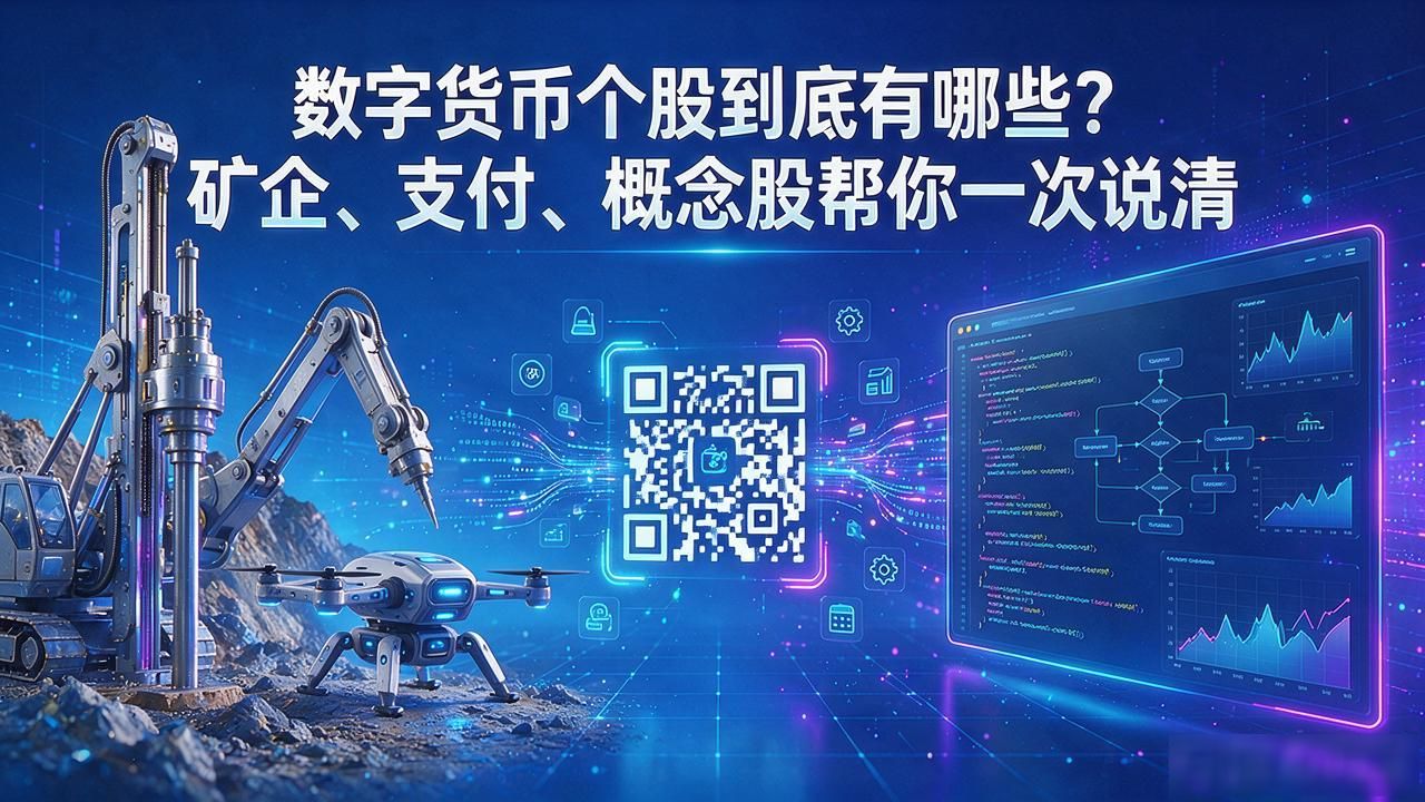 数字货币个股到底有哪些？矿企、支付、概念股帮你一次说清
