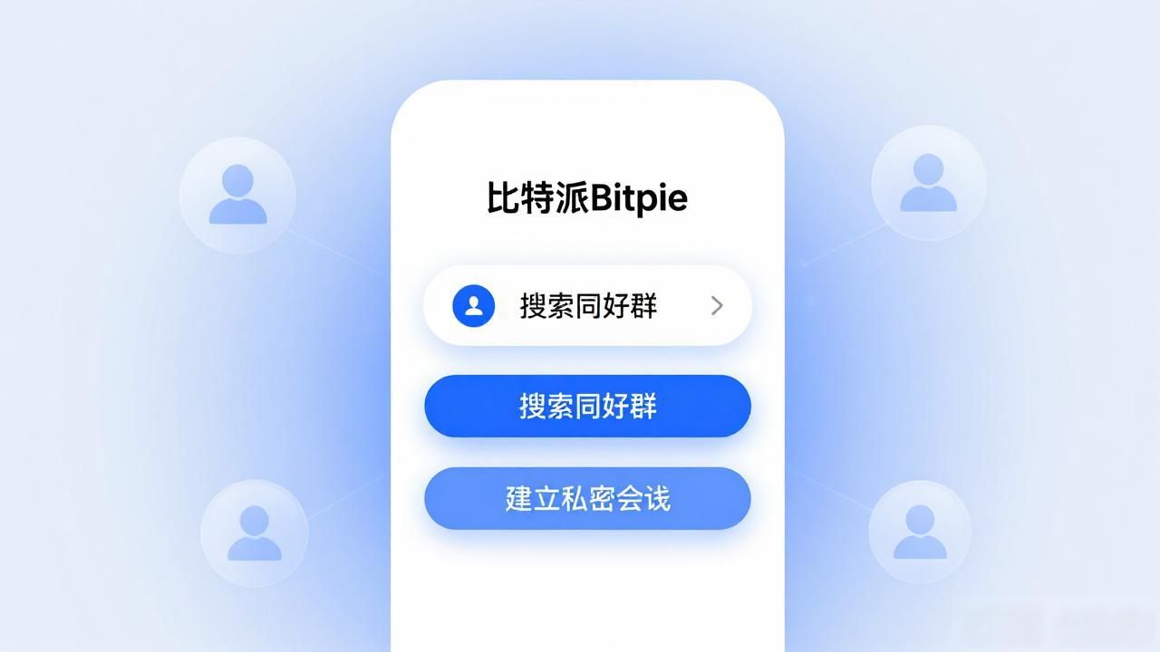 比特派Bitpie使用教程：积极构建用户关系网络_数字货币社交网络工具_比特派Bitpie生态建设价值