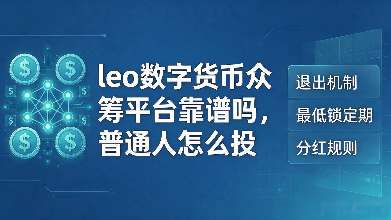 leo数字货币众筹平台靠谱吗，普通人怎么投