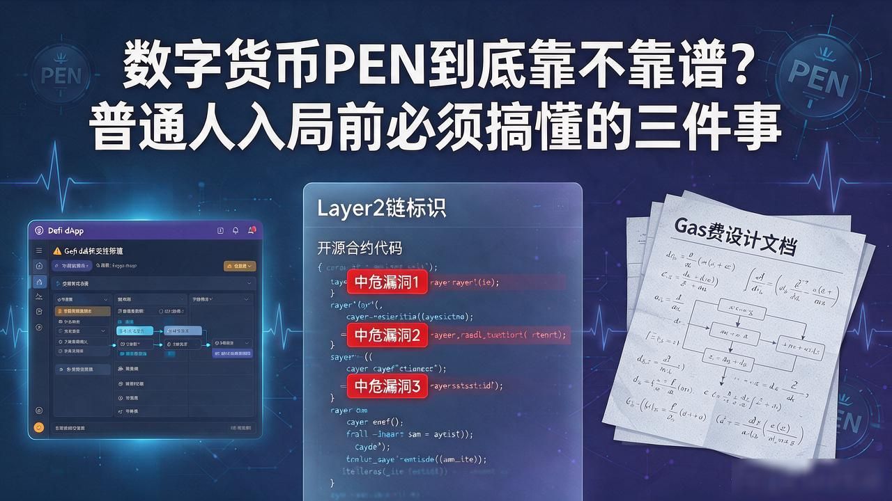数字货币PEN到底靠不靠谱？普通人入局前必须搞懂的三件事
