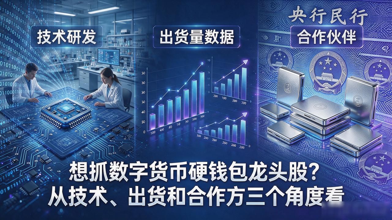 想抓数字货币硬钱包龙头股？从技术、出货和合作方三个角度看