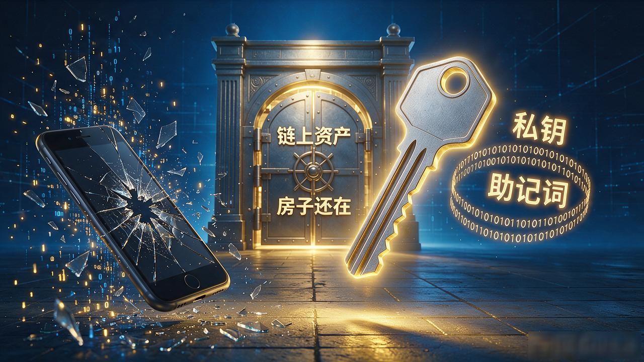 手机丢了，数字货币还能找回吗？关键就看私钥和助记词