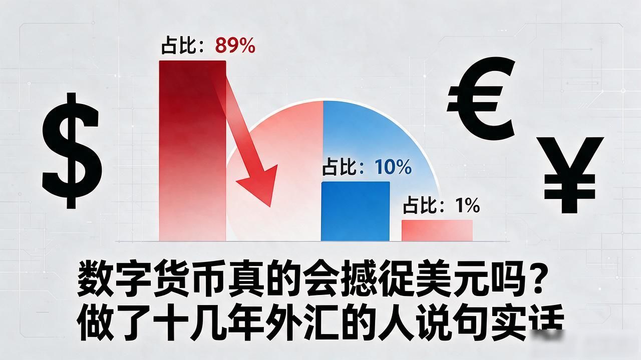 数字货币真的会撼动美元吗？做了十几年外汇的人说句实话