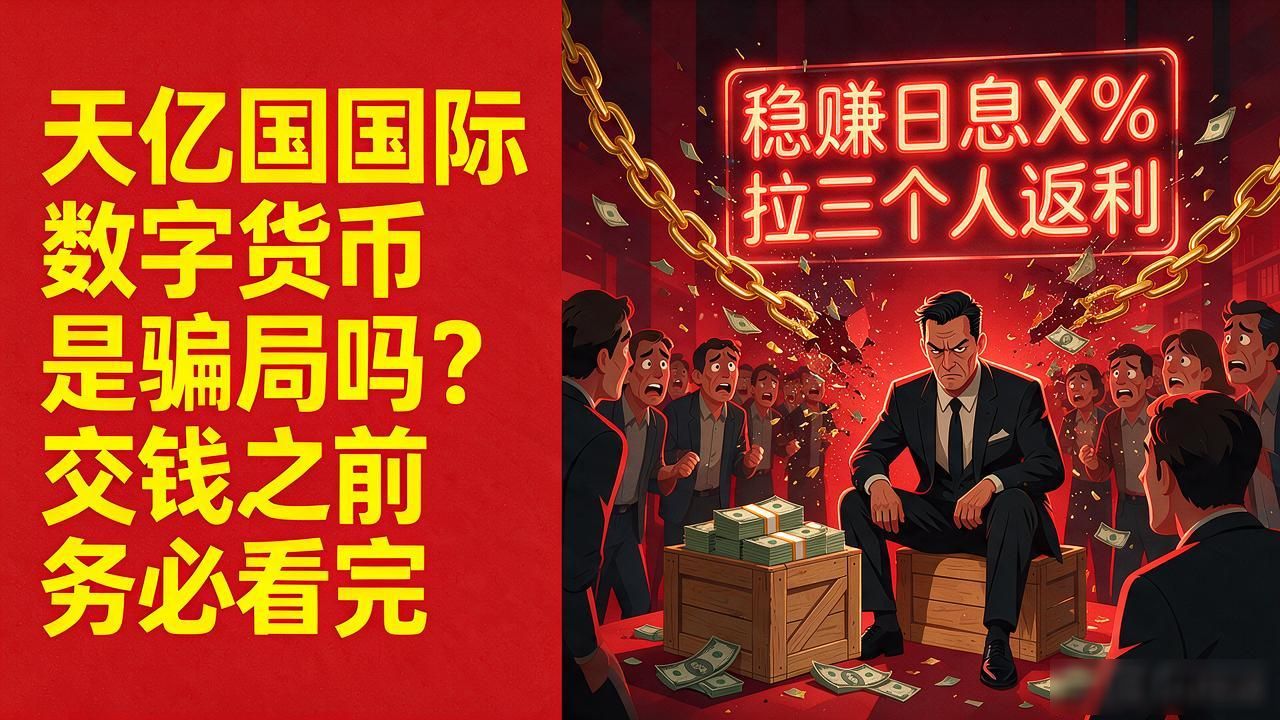 天亿国国际数字货币是骗局吗？交钱之前务必看完