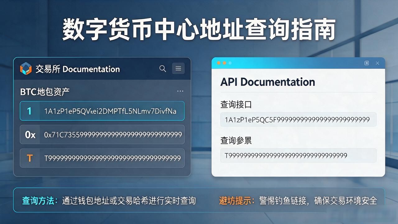 数字货币中心地址是什么？交易所充值提币地址查询与避坑全指南