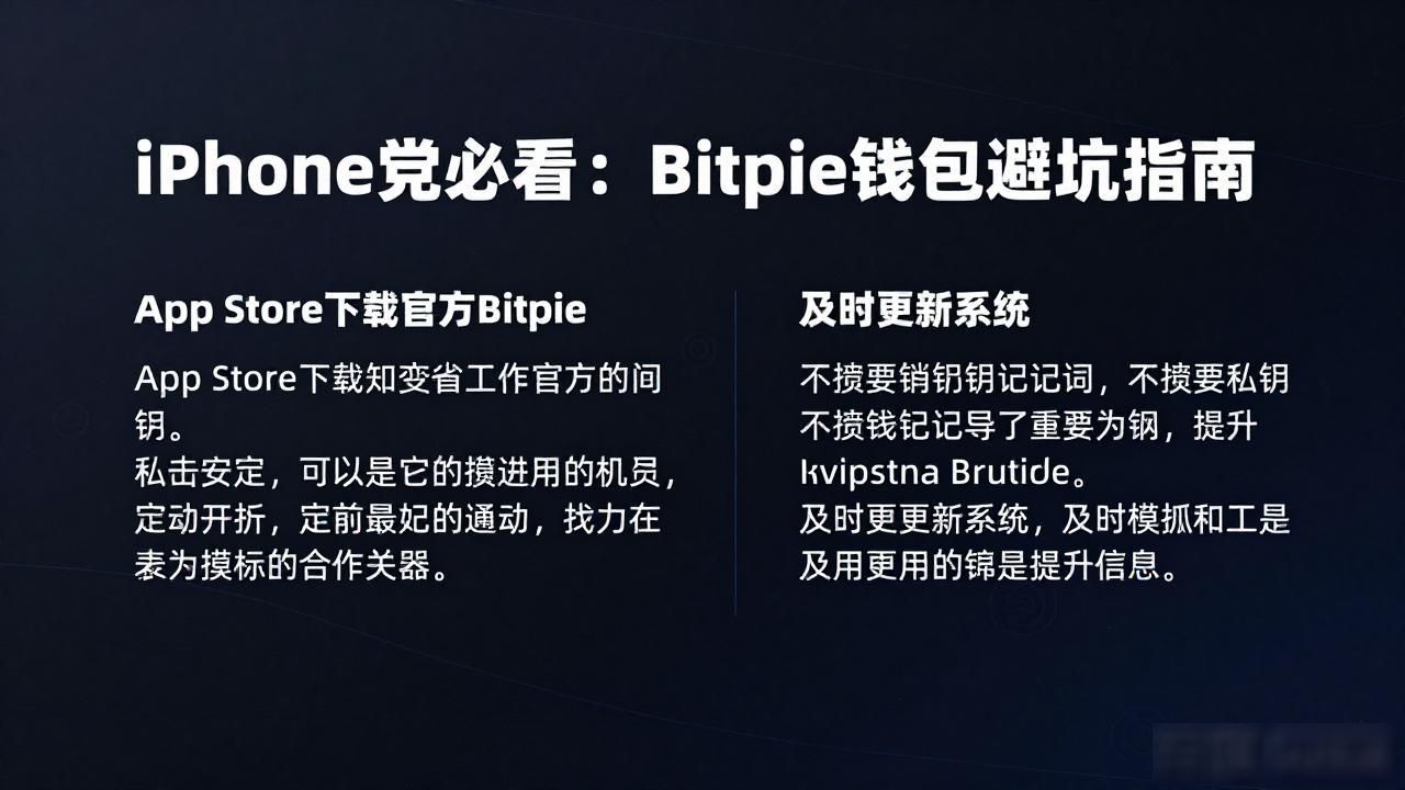 iPhone党必看：Bitpie钱包避坑指南