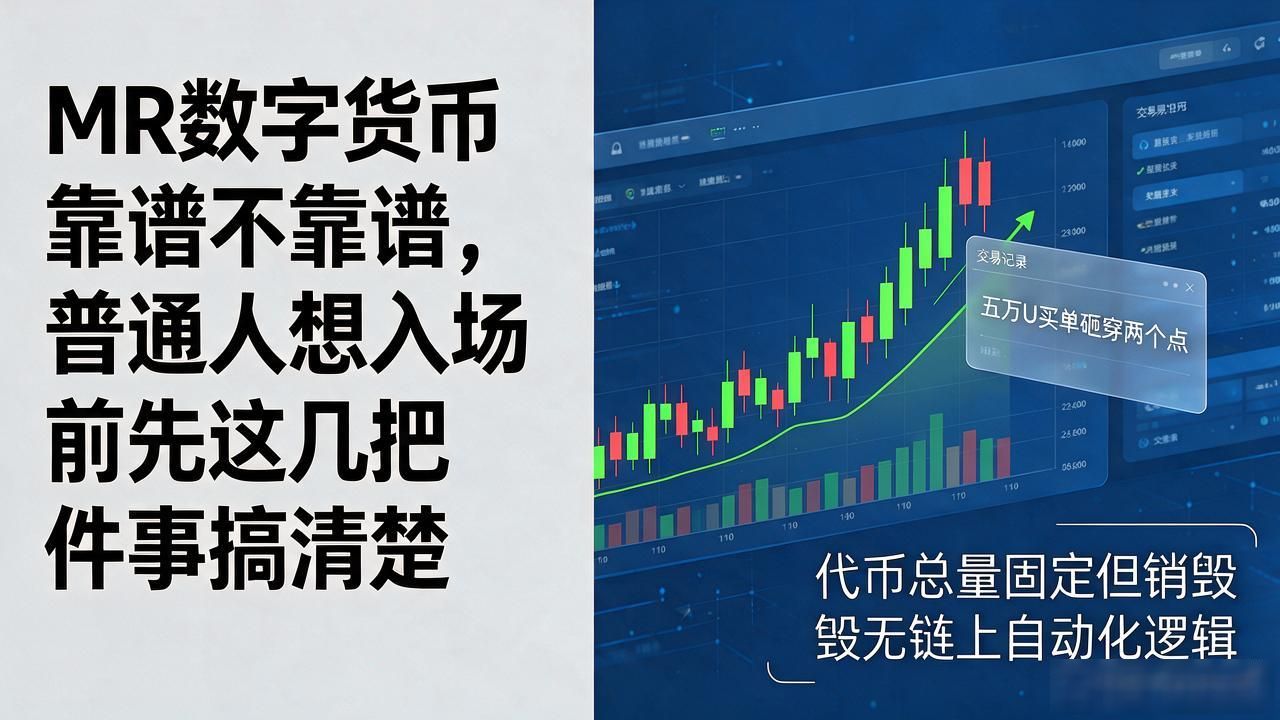 MR数字货币靠谱不靠谱，普通人想入场前先把这几件事搞清楚