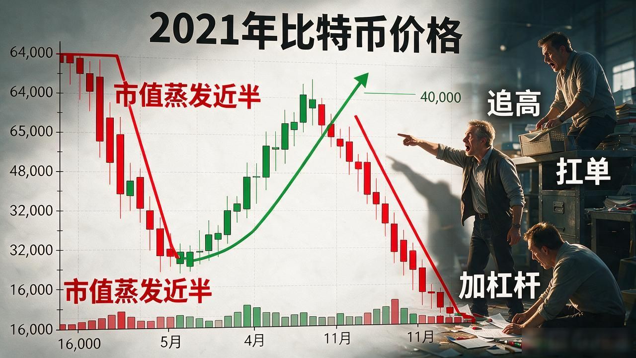 数字货币暴跌哪年？2013、2018、2021、2022四次崩盘你经历过几个