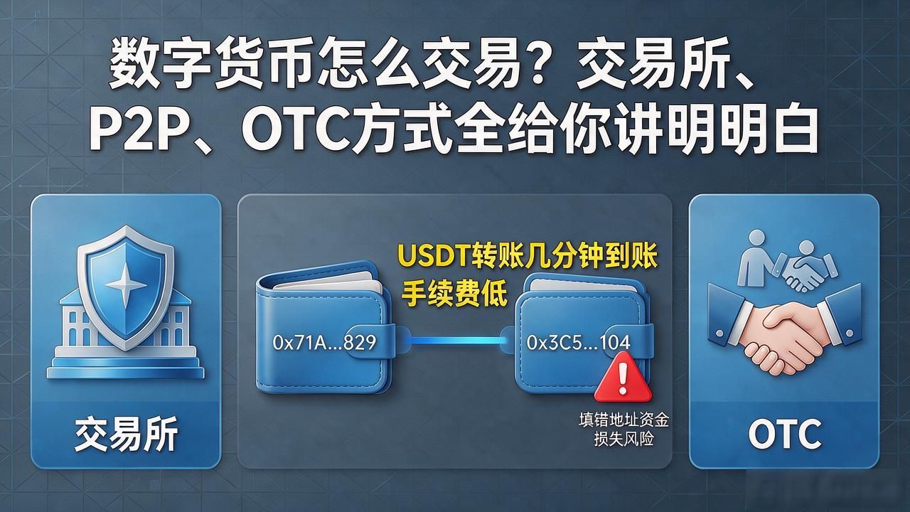 数字货币怎么交易？交易所、P2P、OTC方式全给你讲明白