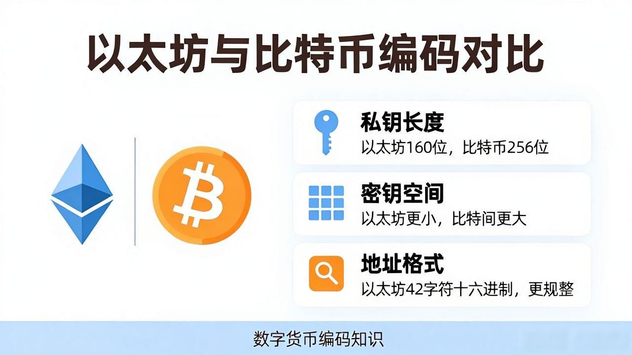 数字货币编码大小_区块链开发数字货币编码规格差异 比特币以太坊私钥地址编码对比 不同币种地址编码格式选择