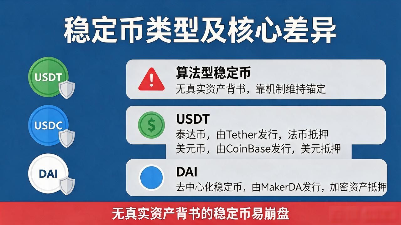 加密资产配置中稳定币的类型及风险_数字货币稳定币类型_法币抵押型稳定币USDT和USDC的特点