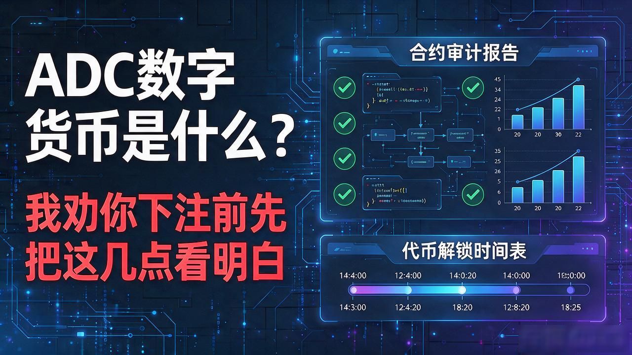 ADC数字货币是什么？我劝你下注前先把这几点看明白