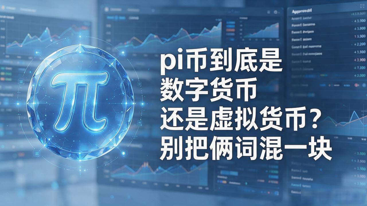 pi币到底是数字货币还是虚拟货币？别把俩词混一块