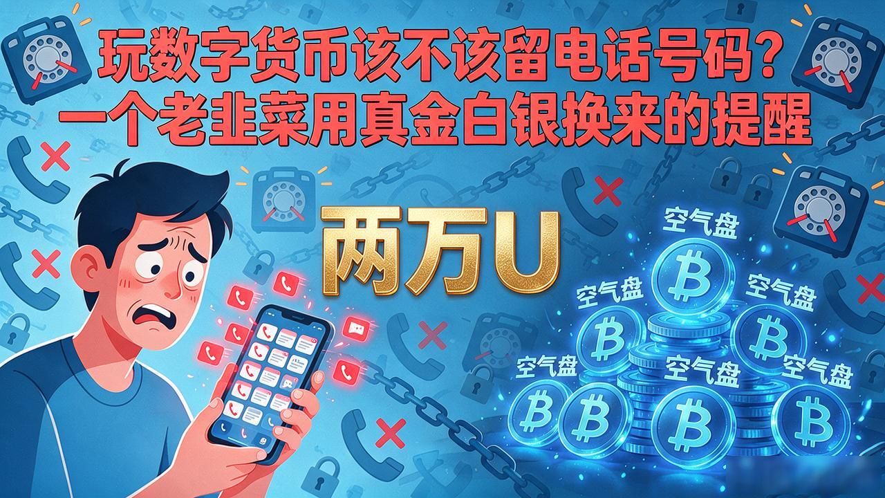 玩数字货币该不该留电话号码？一个老韭菜用真金白银换来的提醒