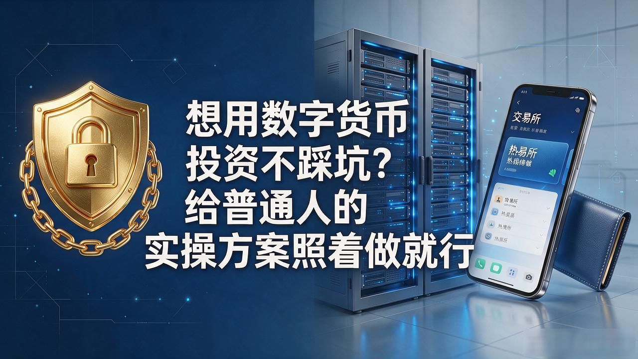 想用数字货币投资不踩坑？给普通人的实操方案照着做就行