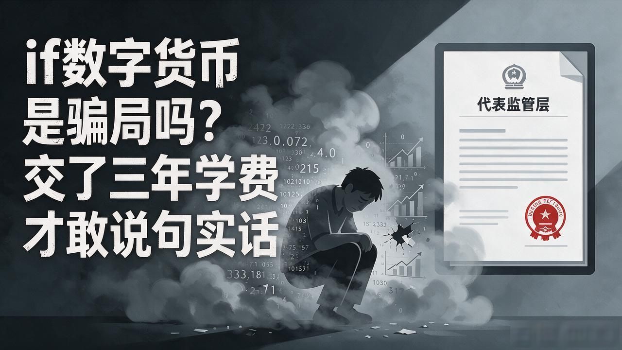 if数字货币是骗局吗？交了三年学费才敢说句实话