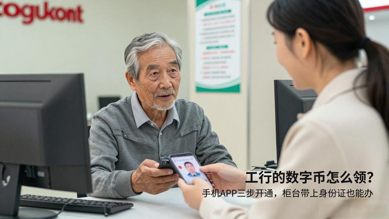 工行数字人民币钱包柜台办理_工行数字人民币钱包手机开通_工行的数字货币怎么领