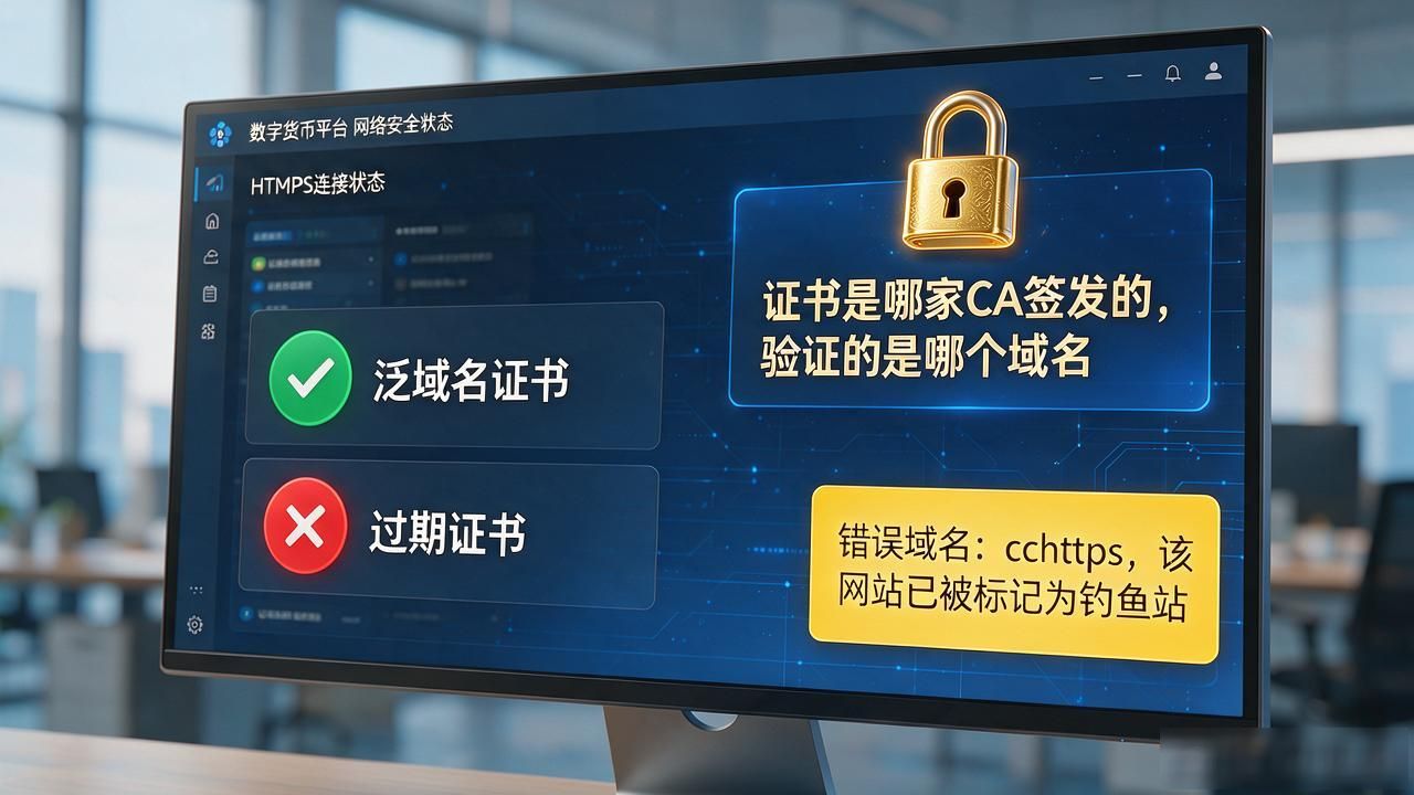 数字货币平台HTTPS安全验证_https开头数字货币平台_证书CA签发域名验证