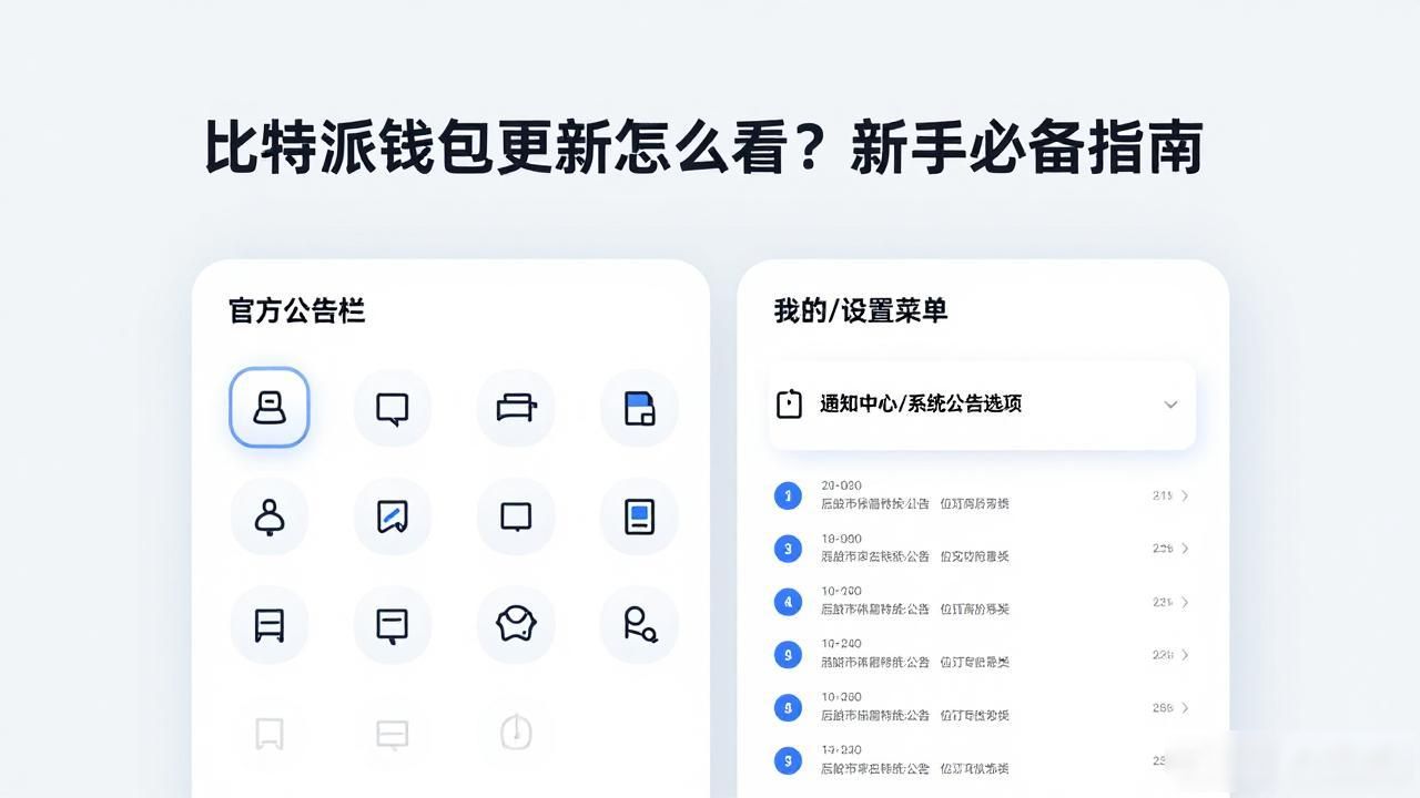 比特派钱包信息获取_比特派官方公告栏使用_如何在比特派钱包下载中查看最新动态？