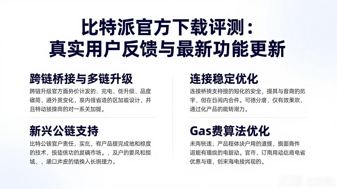 比特派用户评估_比特派官方下载_比特派官方下载的用户评估与产品动态