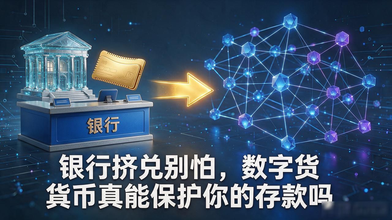银行挤兑别怕，数字货币真能保护你的存款吗