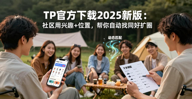 TP官方下载2025新版：社区用兴趣+位置，帮你自动找同好扩圈