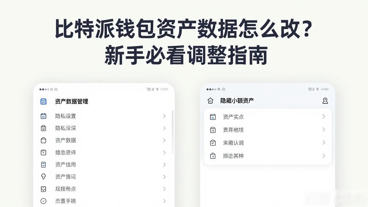 如何在比特派Bitpie钱包app进行数据调整_Bitpie钱包代币数量显示问题_Bitpie钱包网络设置切换