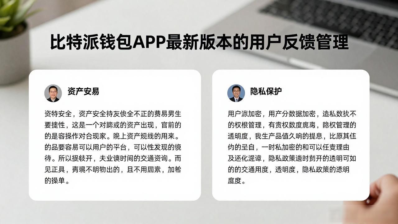 比特派钱包APP最新版本的用户反馈管理_加密货币钱包用户体验优化_比特派钱包APP最新版本用户反馈