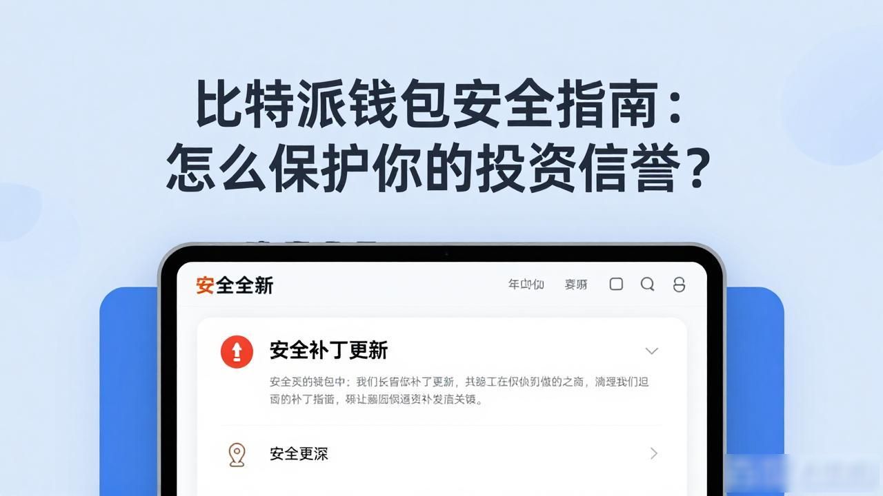 比特派钱包安全指南：怎么保护你的投资信誉？