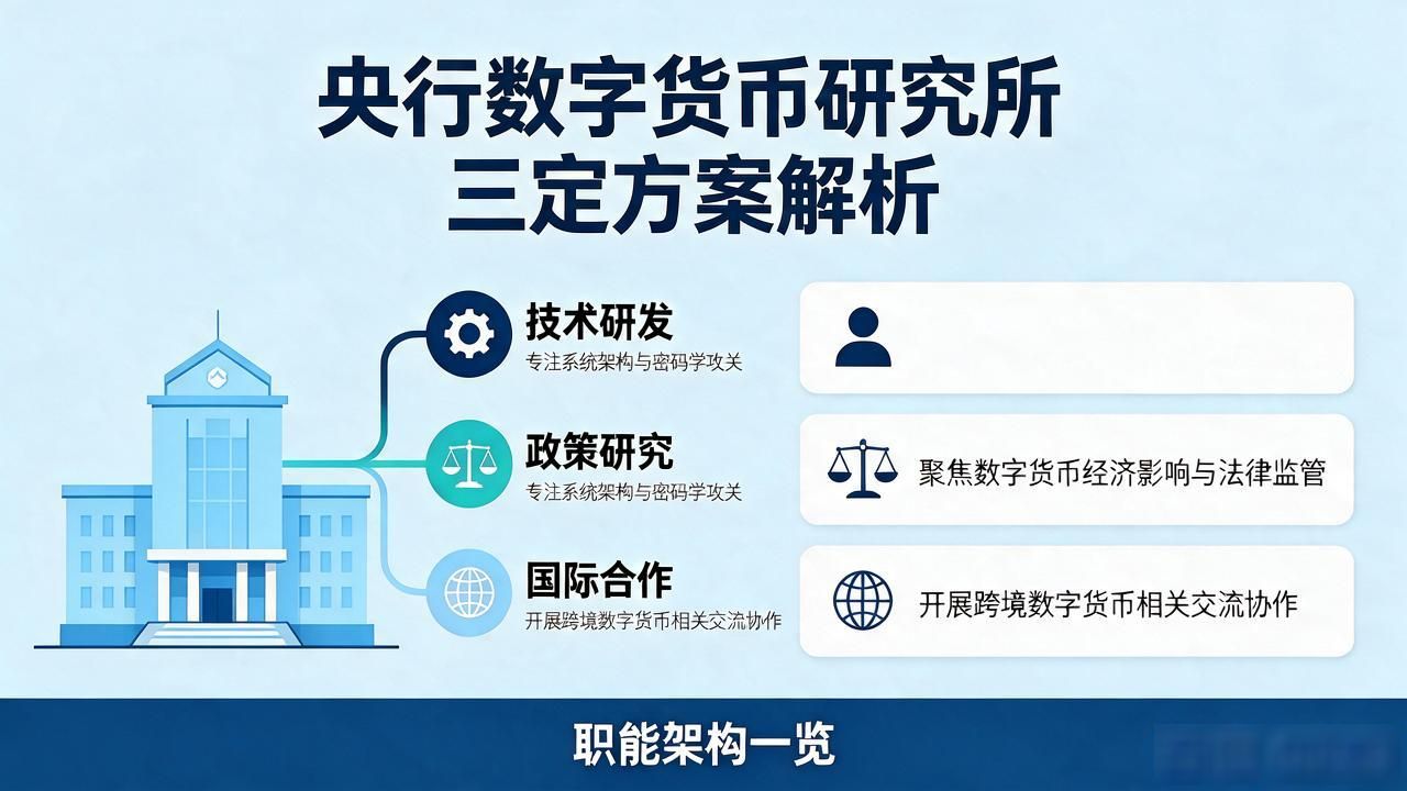 央行数字货币研究所三定方案全解析：职能、架构与编制一览