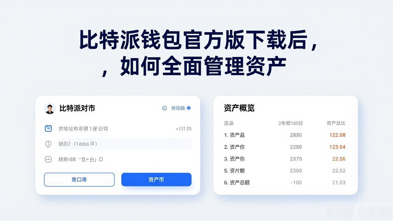 比特派钱包官方版注册_比特派钱包资产管理_如何通过比特派钱包app官方版下载实施全面管理?