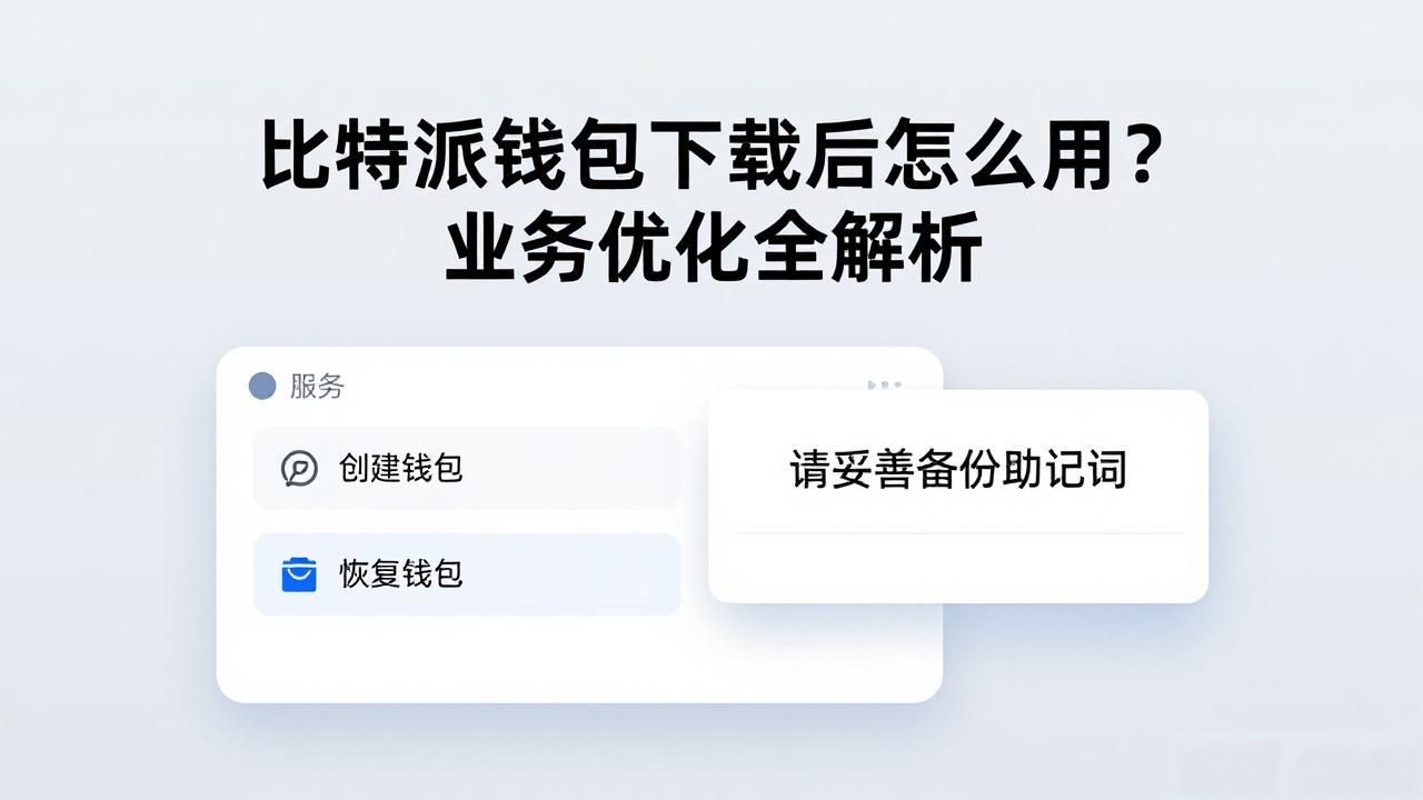 比特派钱包下载后怎么用？业务优化全解析