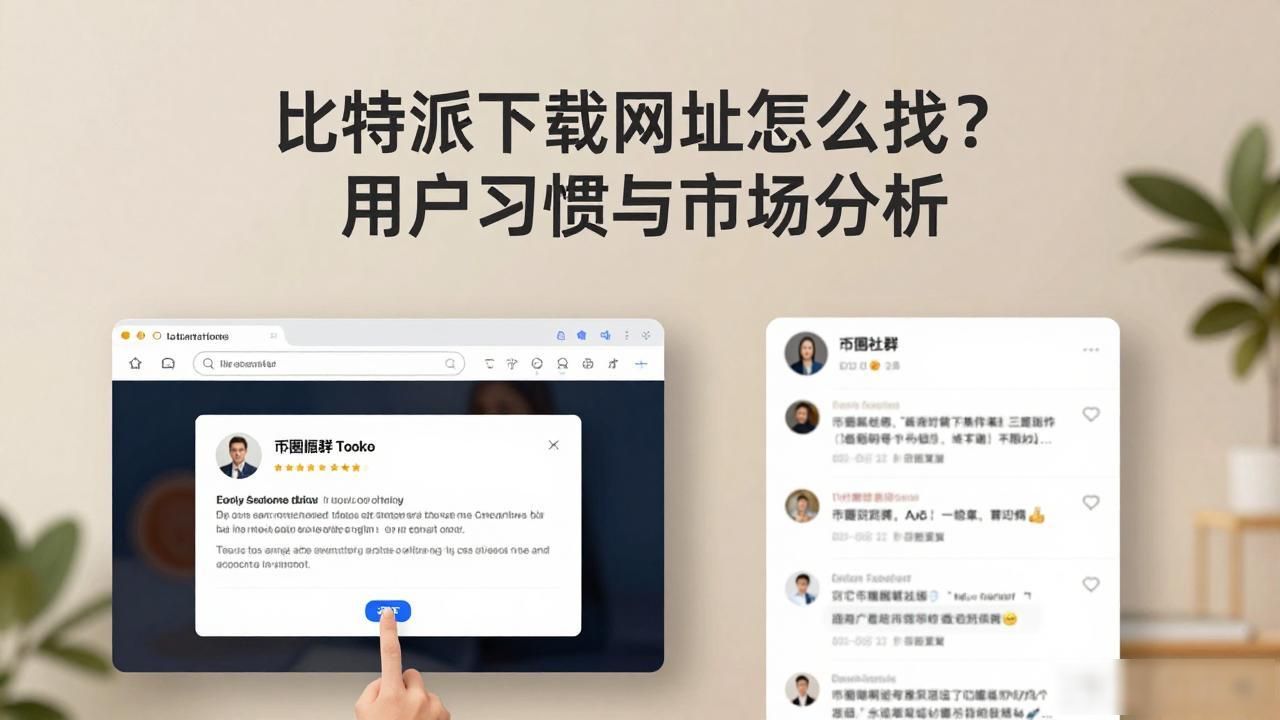 比特派下载网址怎么找？用户习惯与市场分析